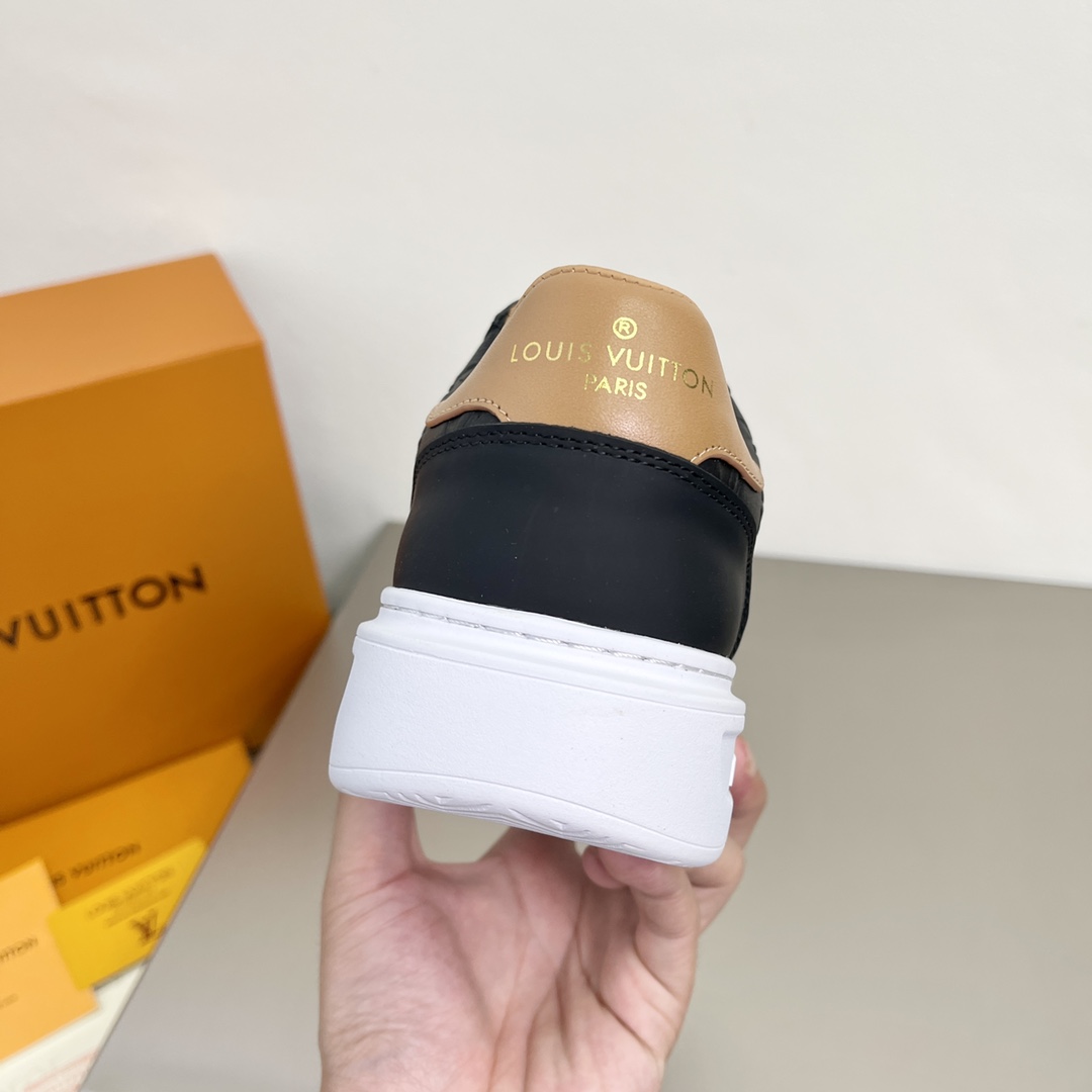 L0vis Vuittion Beverly Hills Sneaker Black For Men LV 1A8V43