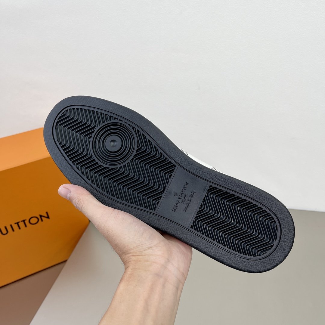 L0vis Vuittion Rivoli Sneaker Black For Men LV