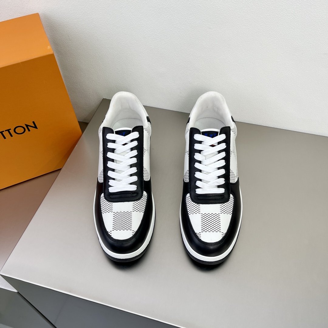 L0vis Vuittion Rivoli Sneaker Black For Men LV