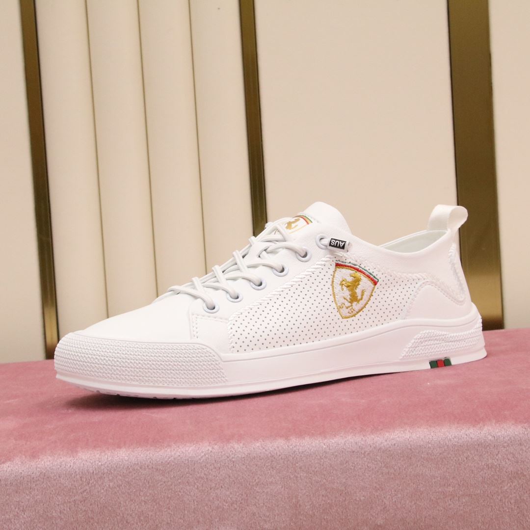 Gvc*1 Ferrari Men’s Sneaker Loafer White For Men