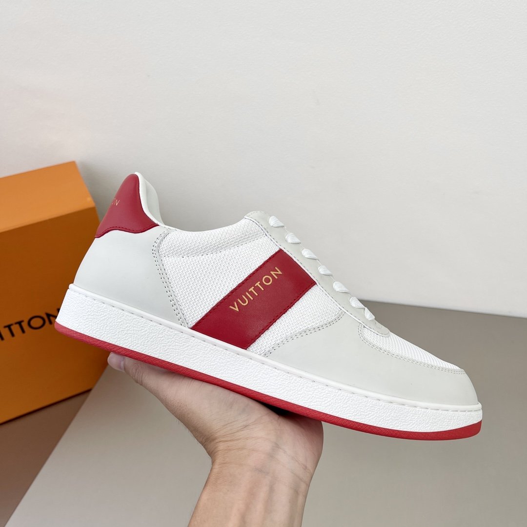 L0vis Vuittion Rivoli Line Sneaker White For Men LV