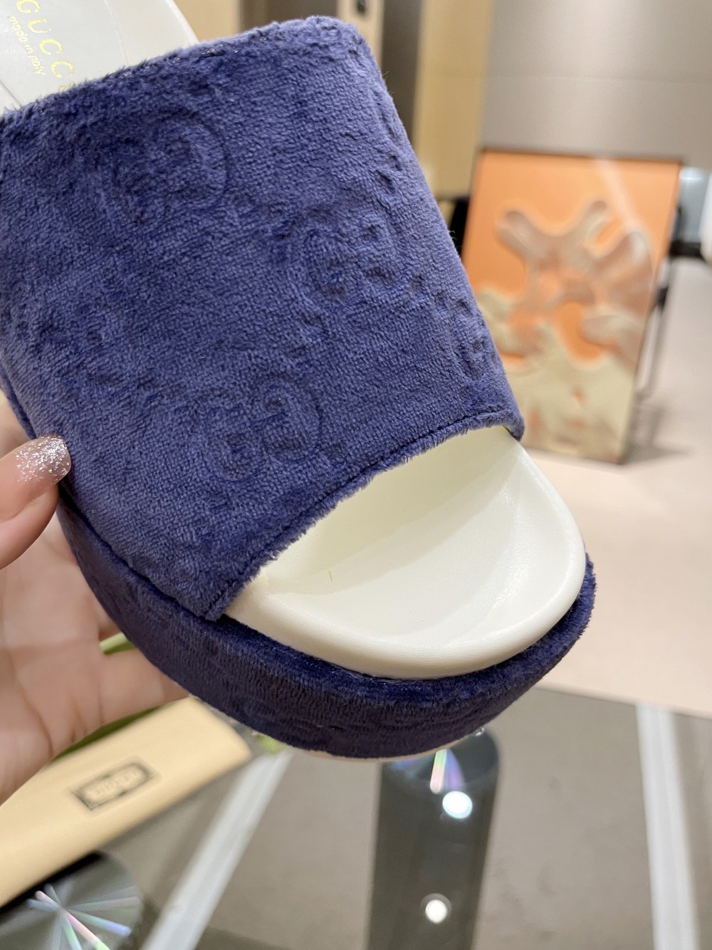 Gvc*1 Women’s GG Platform Sandal Purple For Women GG