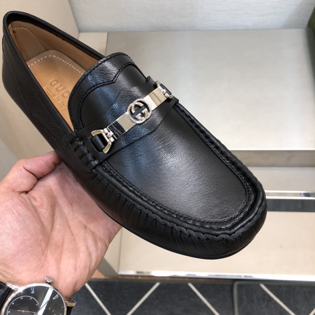 Gvc*1 Men’s Loafer With Interlocking G Horsebit Black For Men ‎655519 1XO00 1000