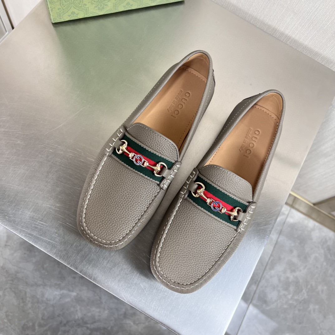 Gvc*1 Men’s Loafers With Web Details Gray For Men 6246981