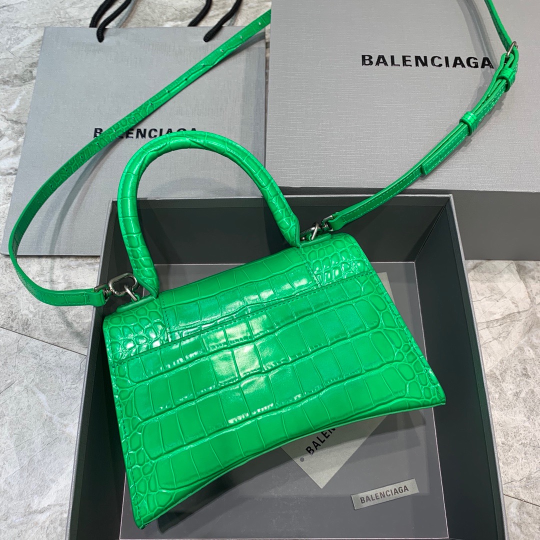 Ba1en*iaga Hourglass Small Handbag In Green, For Women, Women’s Bags 9in/23cm