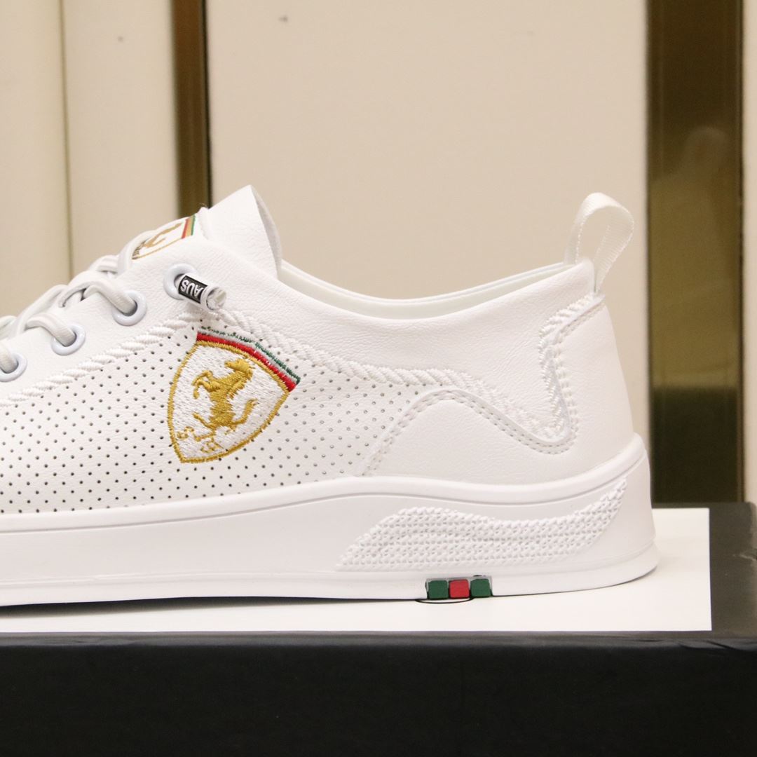 Gvc*1 Ferrari Men’s Sneaker Loafer White For Men
