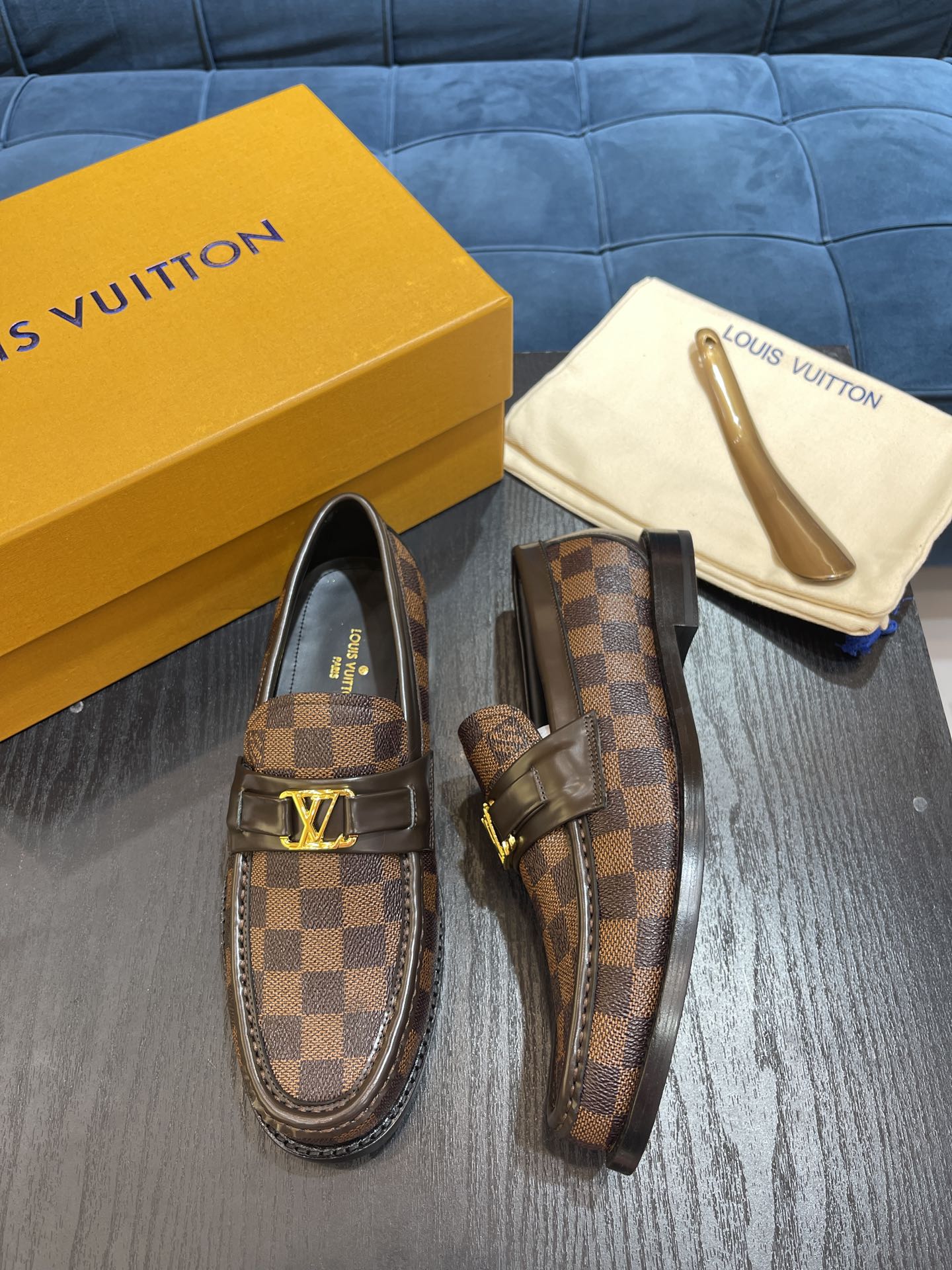 L0vis Vuittion Major Loafer Brown For Men LV