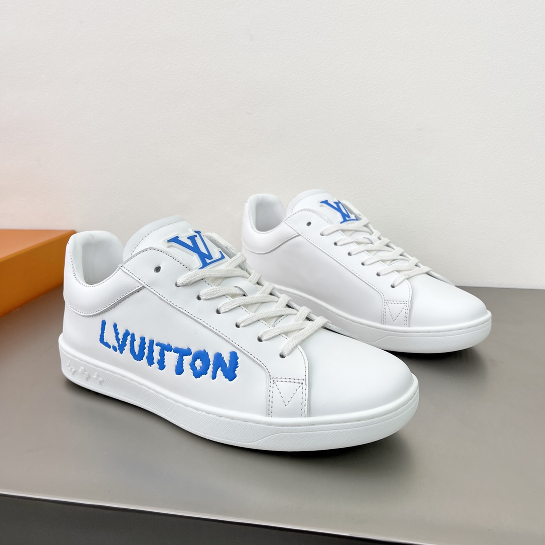 L0vis Vuittion Luxembourg Samothrace Sneaker White For Men LV