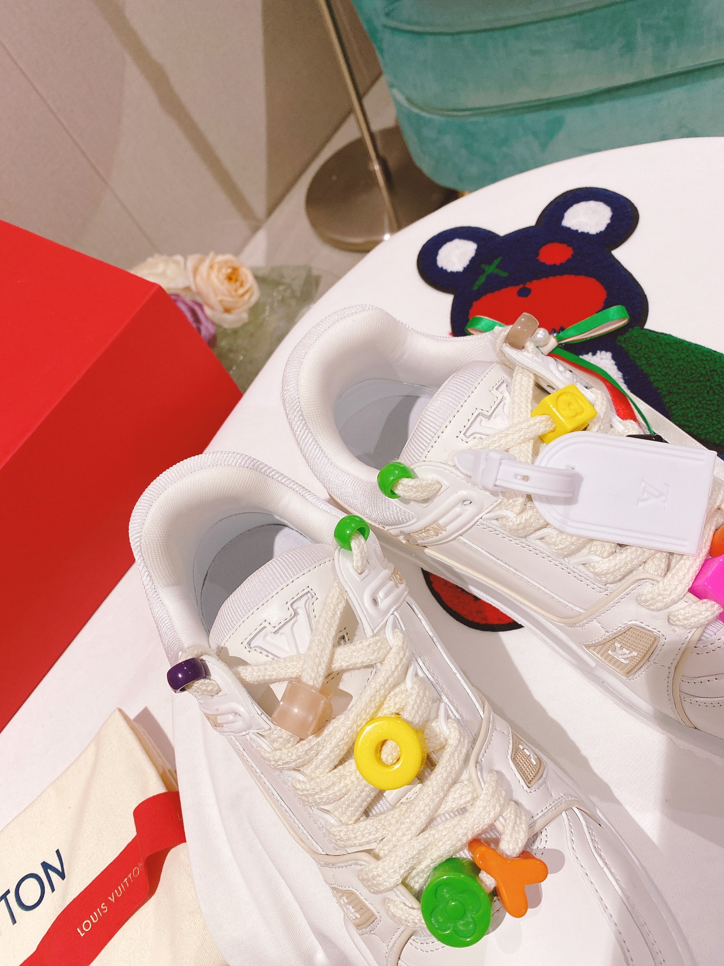 L0vis Vvtt0n Women’s LV Trainer Sneaker White For Women LV