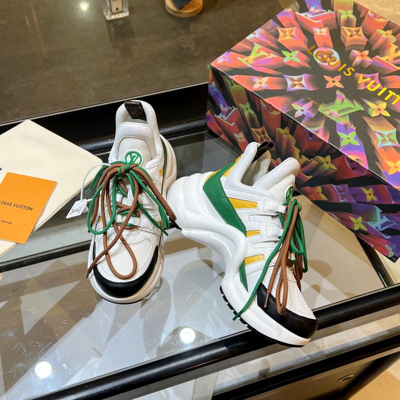 L0vis Vvtt0n Women’s LV Archlight Sneaker White And Green For Women LV