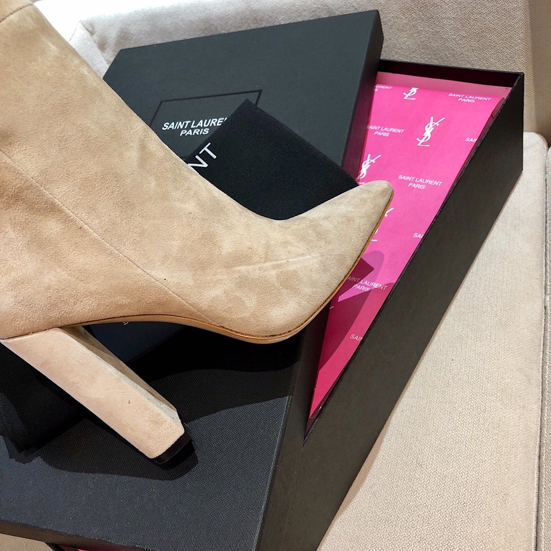 Sa1nt Lau*nt Women’s High Boots Beige For Women Y51