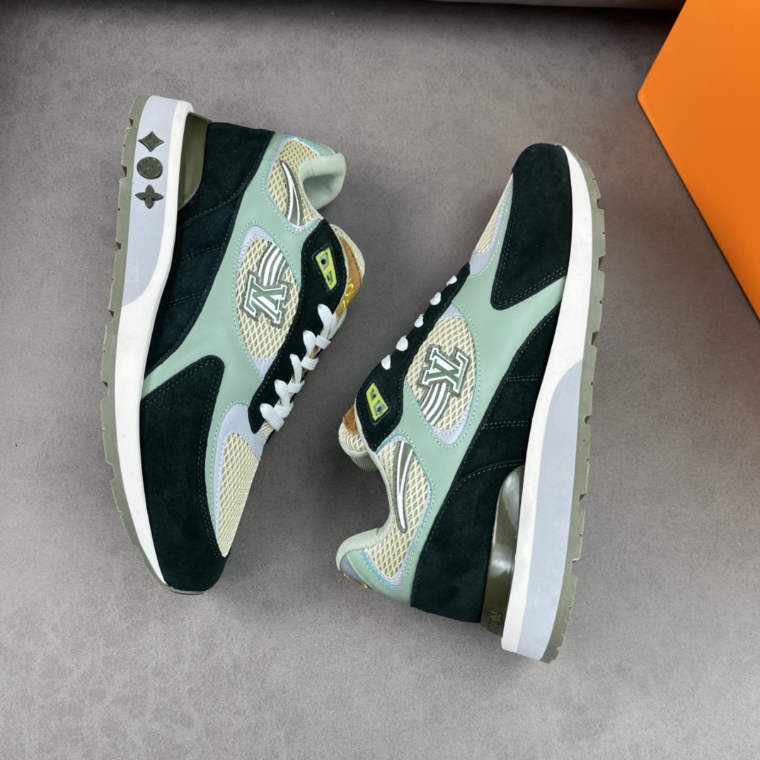 L0vis Vvtt0n Run Away Sneaker Green For Men LV 1A9J0N