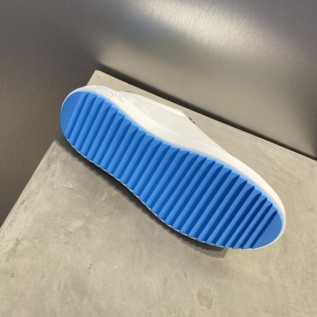 L0vis Vuittion Time Out Sneaker Blue For Men LV
