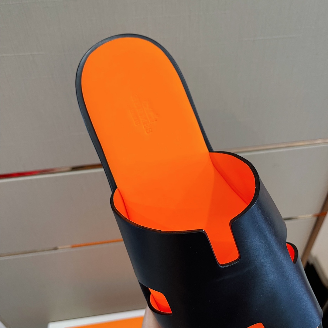 H**me5 Izmir Sandal Black And Orange For Men