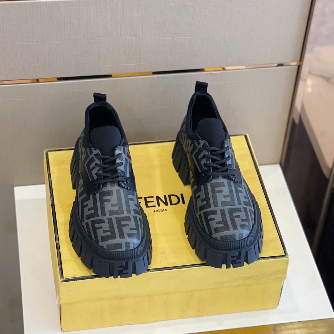 F**di Force Grey Boots For Men 7L1451AD74