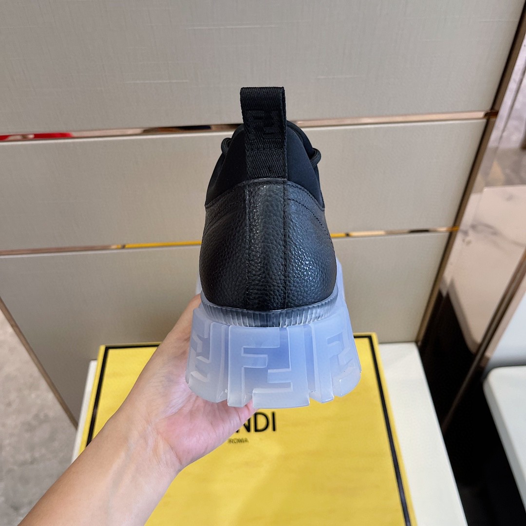 F**di Force Black Boots For Men