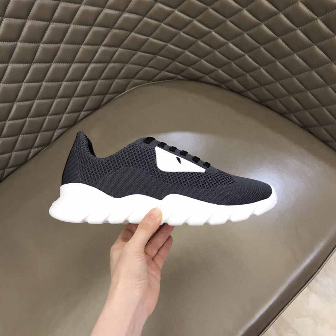 F**di Force Black Sneakers For Men