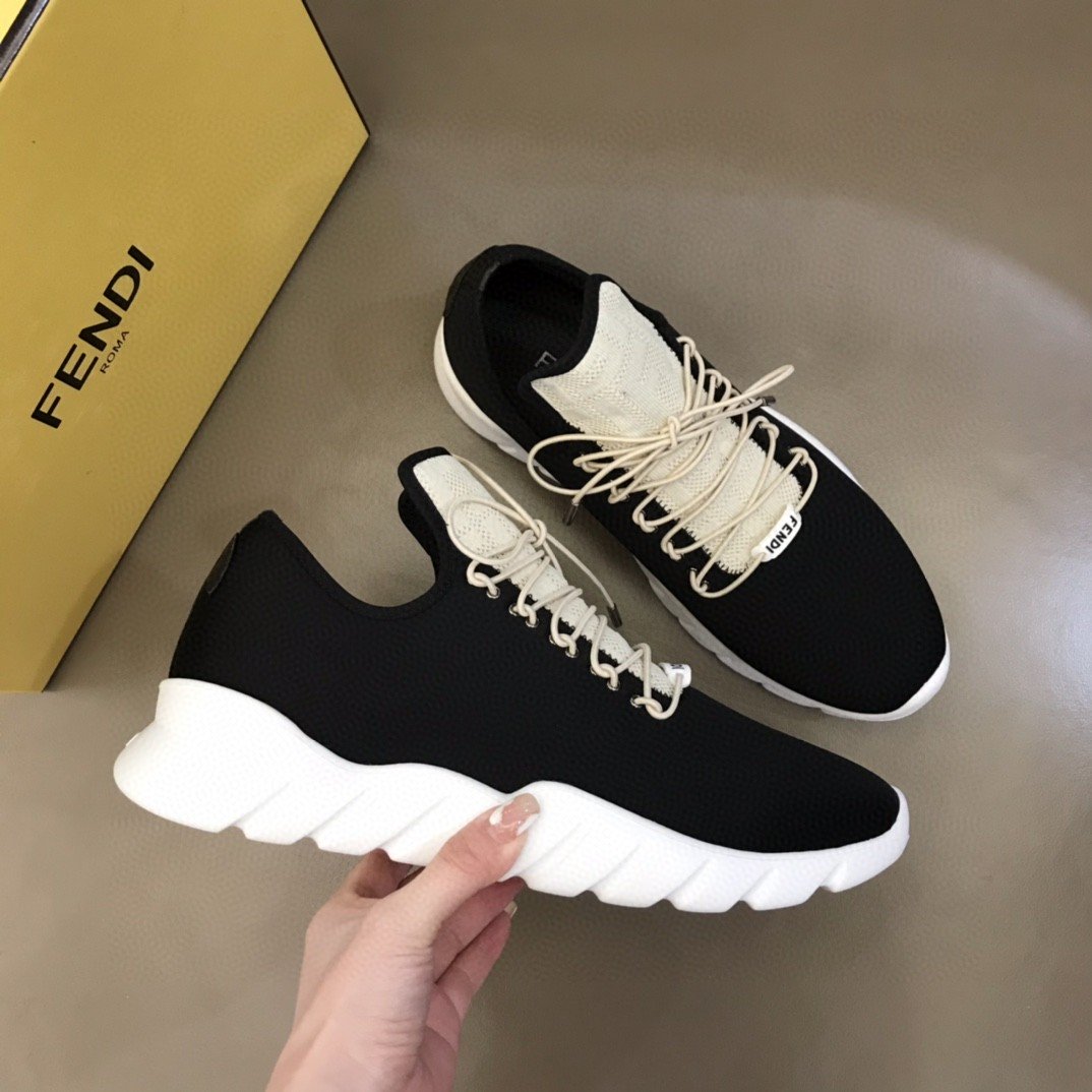 F**di Force Low Tops Sneakers Black For Men