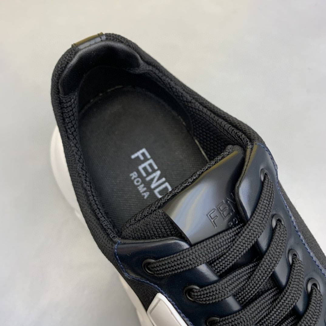 F**di Force Low Tops Sneakers Black/Grey For Men