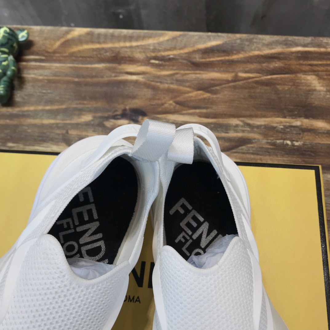 F**di Flow White Sneakers For Men 7E1504AHI8