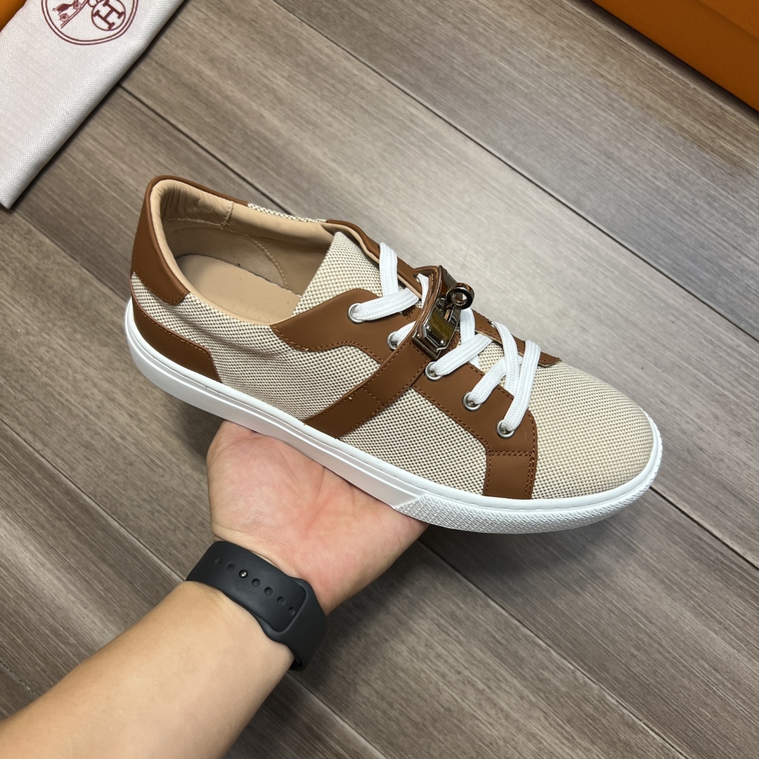 H**me5 Casual Sneakers Beige For Men