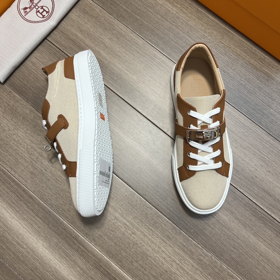 H**me5 Casual Sneakers Beige For Men