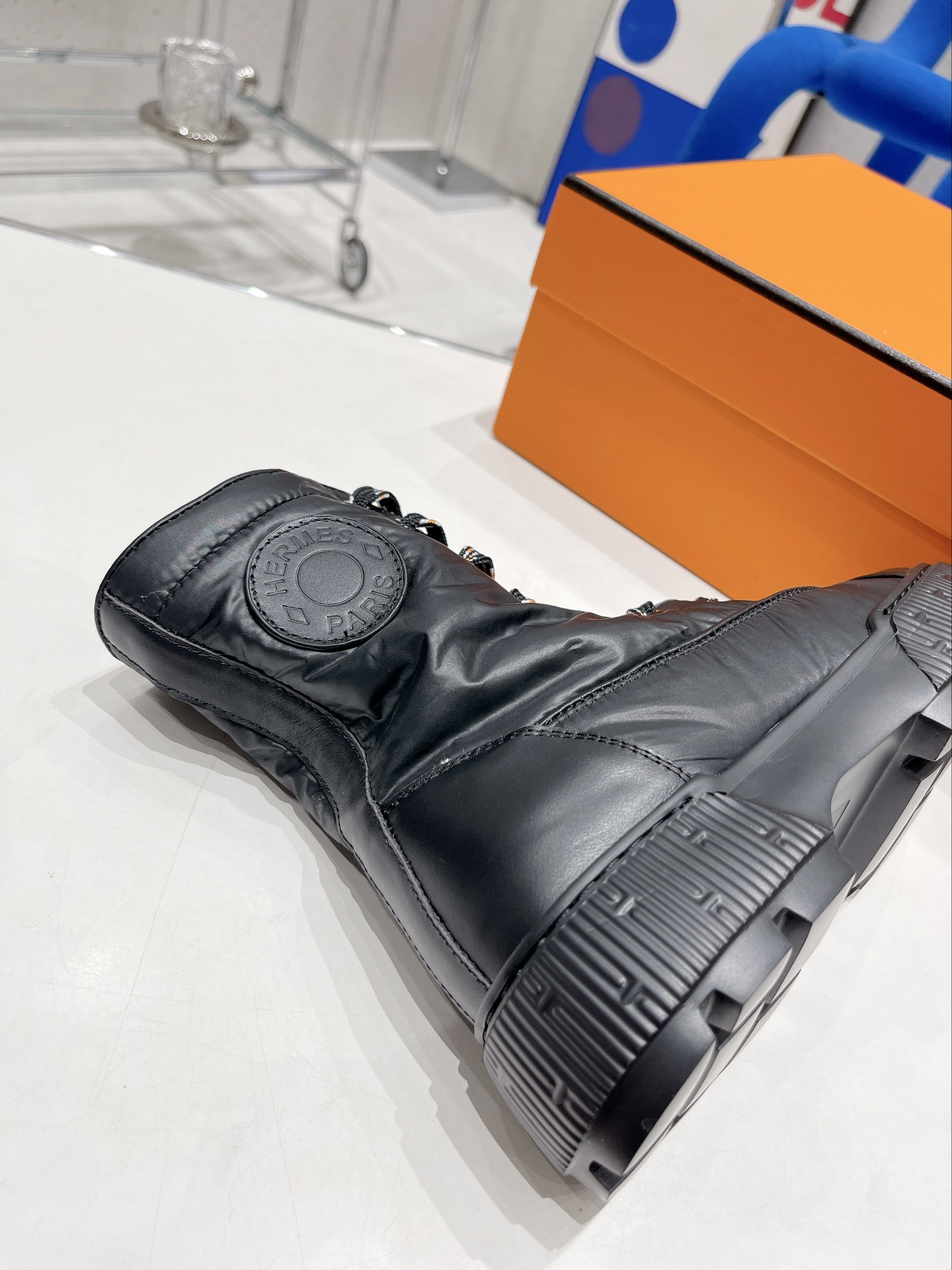 H**me5 Fresh Ankle Boots Black For Women 1.8in/4.5cm