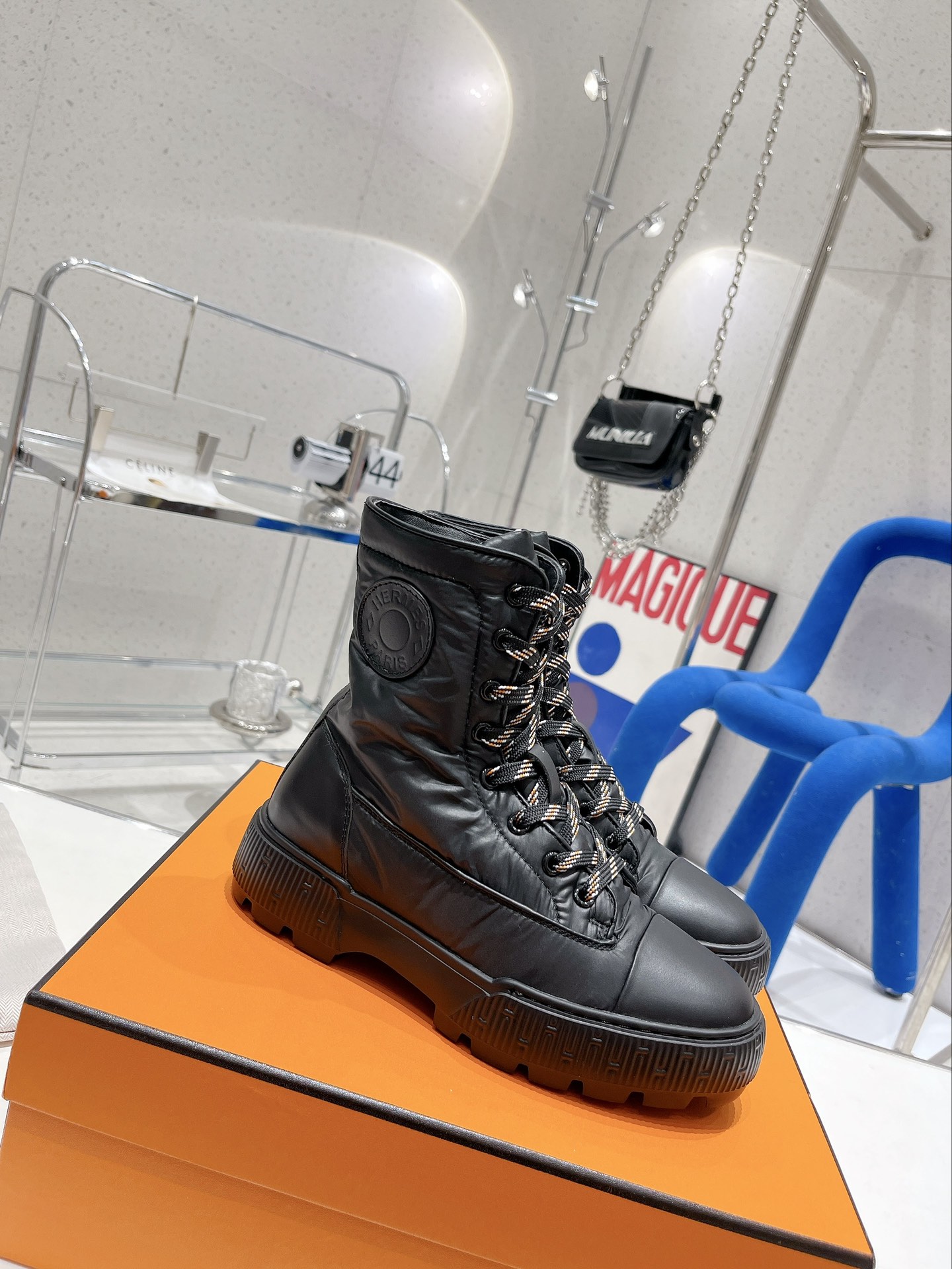 H**me5 Fresh Ankle Boots Black For Women 1.8in/4.5cm