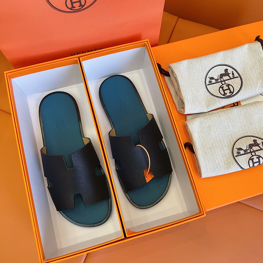 H**me5 Izmir Sandal Black And Blue For Men