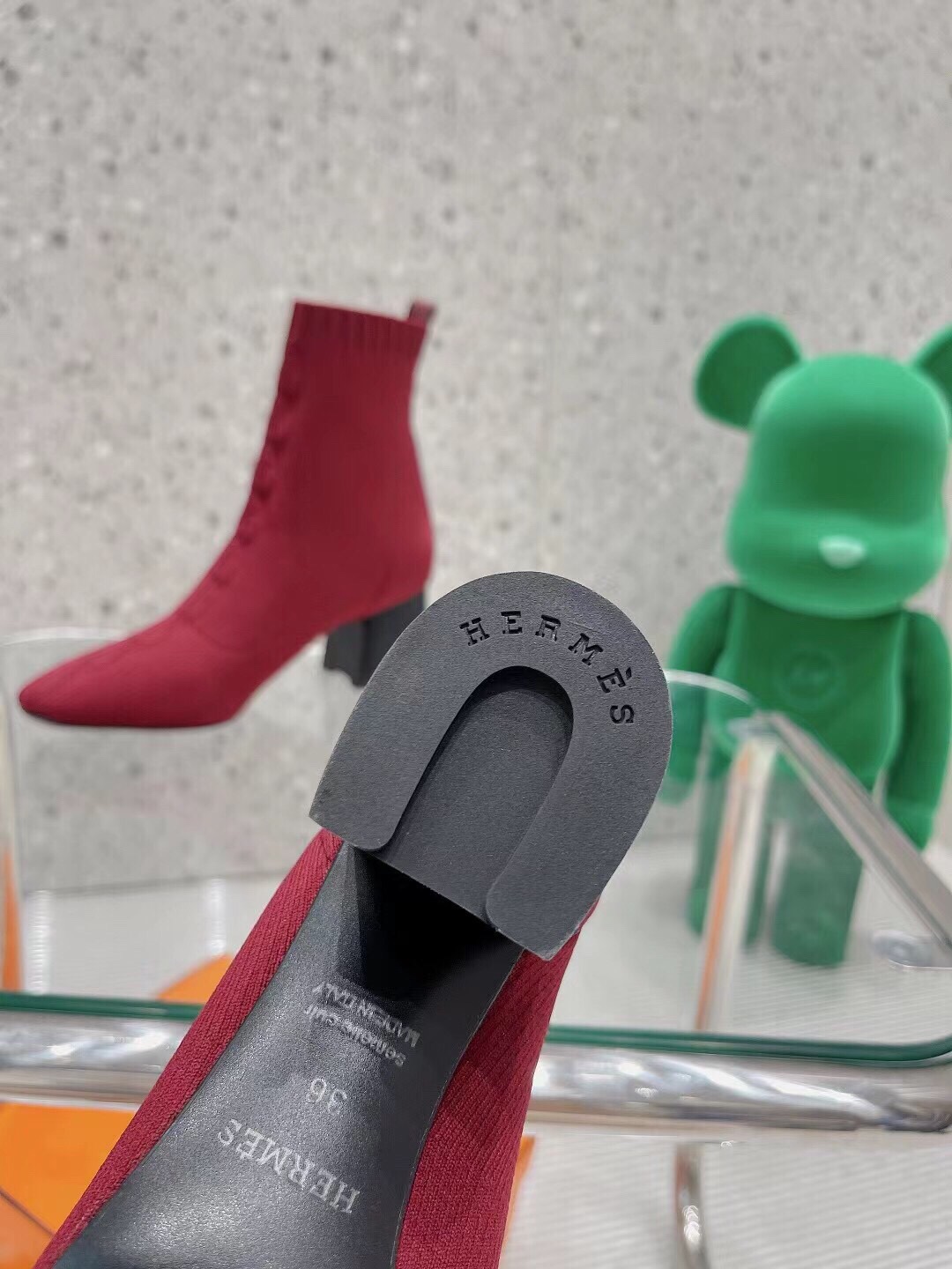 H**me5 Volver 60 Ankle Boots Red For Women 2.4in/6cm