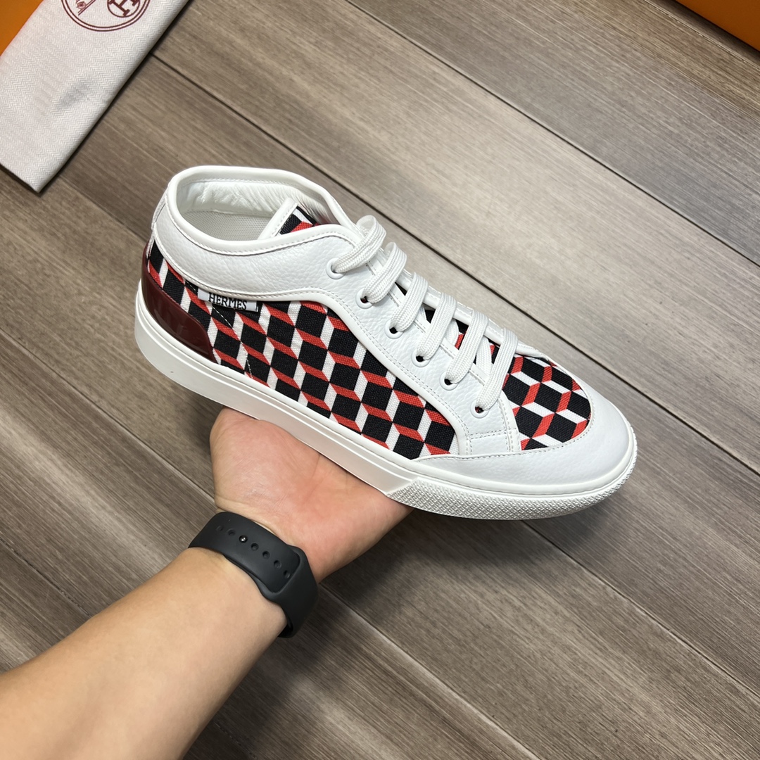 H**me5 Enjoy Sneaker Red And White For Men