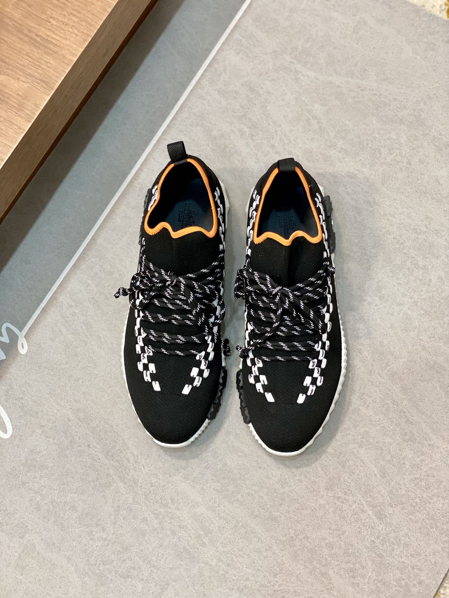 H**me5 Sneakers Flex Black And Orange For Men H222910ZH02405