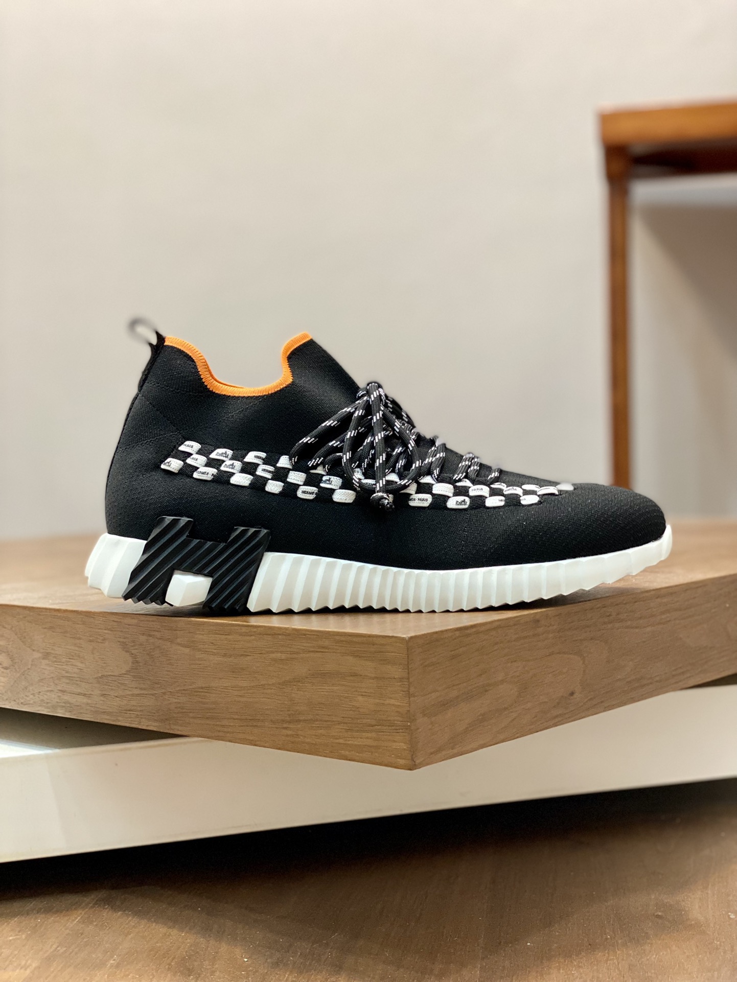 H**me5 Sneakers Flex Black And Orange For Men H222910ZH02405