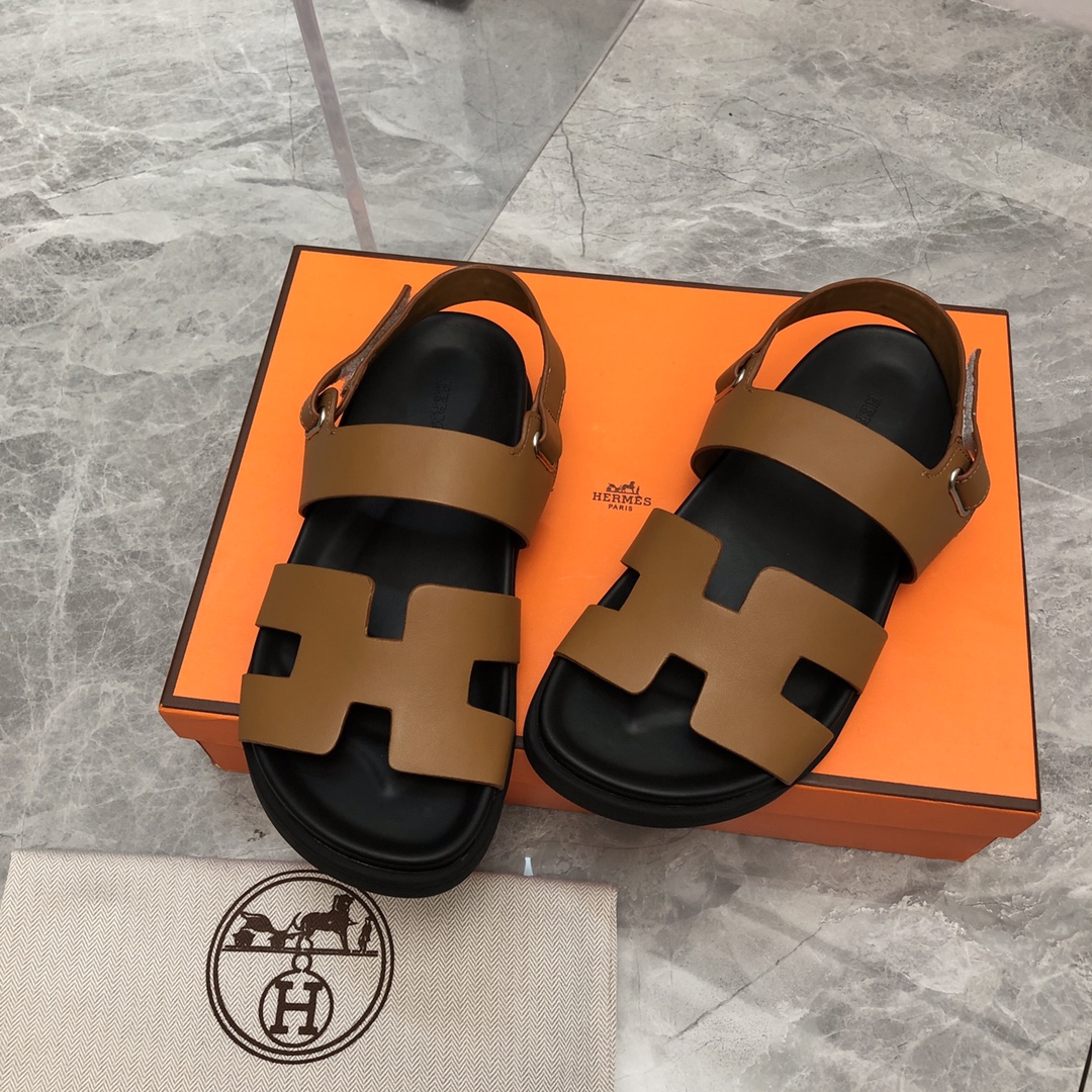 H**me5 Chypre Blanc Sandal Brown For Women