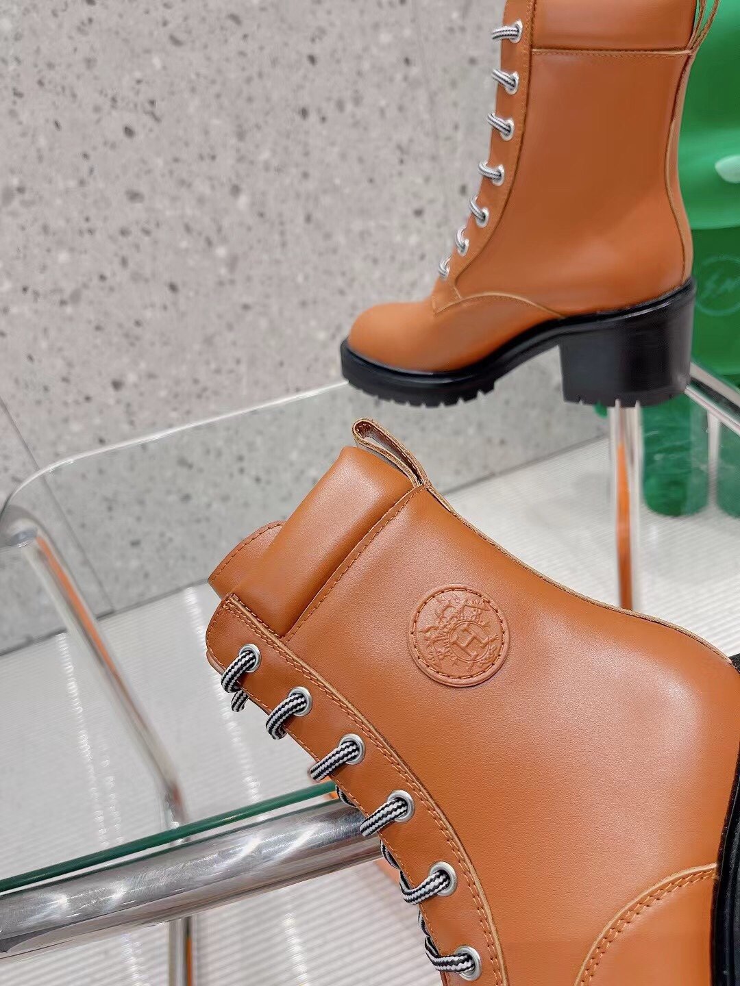 H**me5 Bridge Ankle Boots Brown For Women