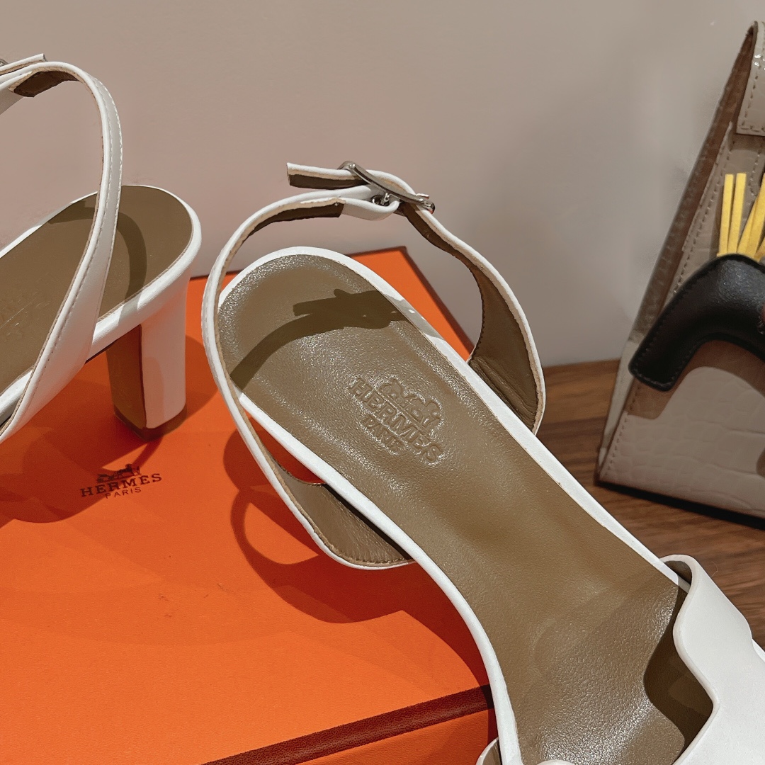 H**me5 Eternite Sandal White For Women 2.7in/7cm