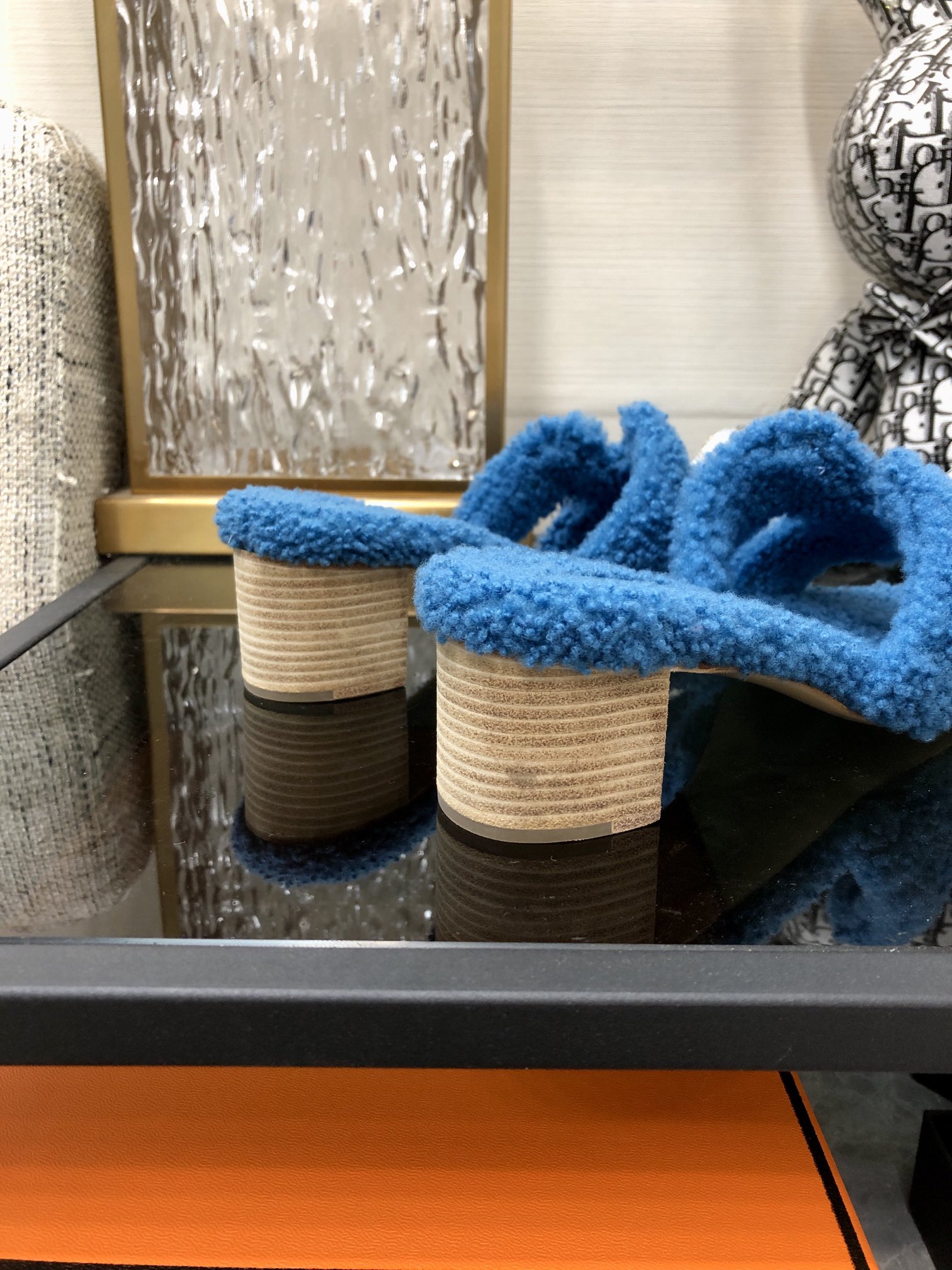 H**me5 Oasis Sandal Blue For Women 1.97in/5cm