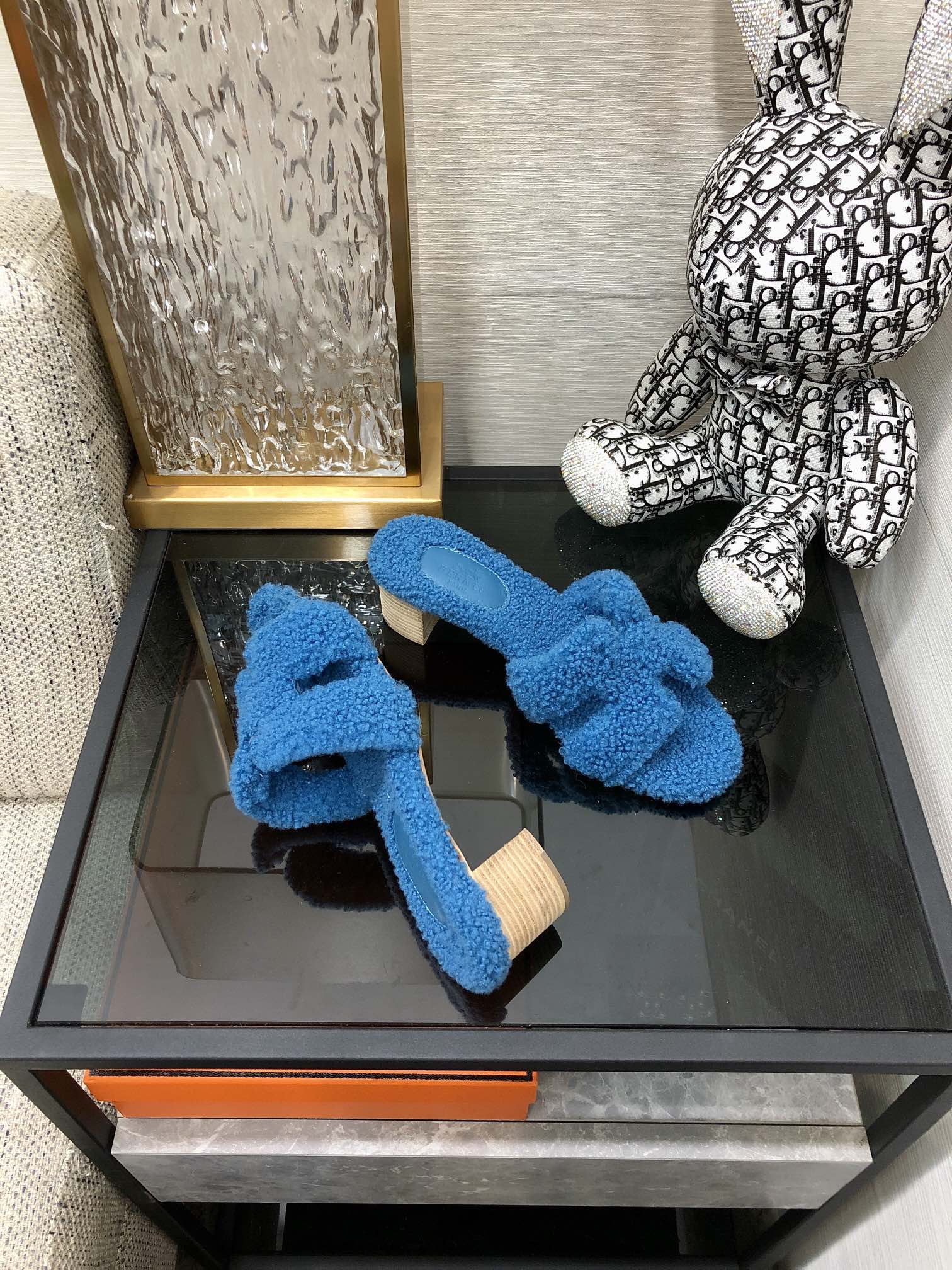 H**me5 Oasis Sandal Blue For Women 1.97in/5cm