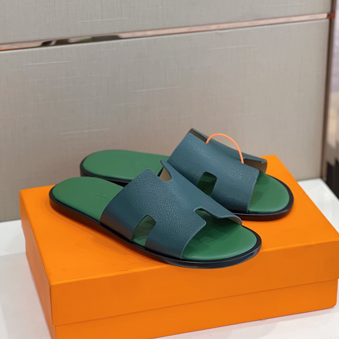 H**me5 Izmir Sandal Dark Green For Men