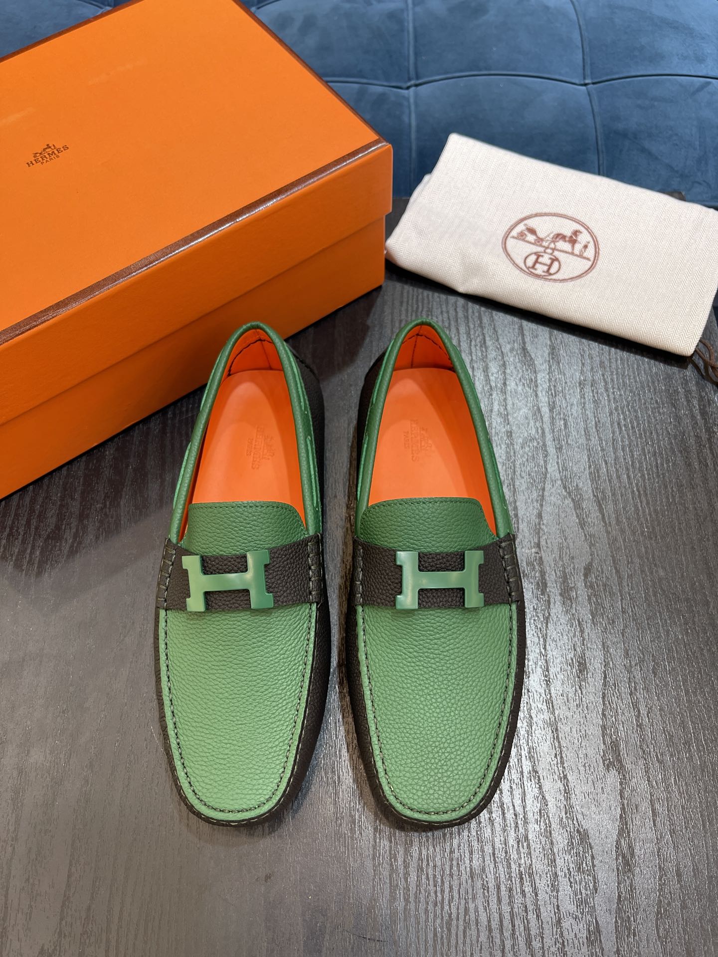 H**me5 Irving Loafer Green For Men